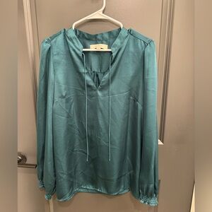 ANN TAYLOR LOFT | satin blouse
